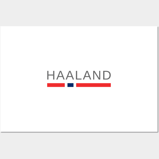 Haaland Norway Wall Art by tshirtsnorway